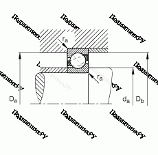 Подшипник 7206-B-TVP