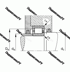 Подшипник NJ 2320-E-TVP 2